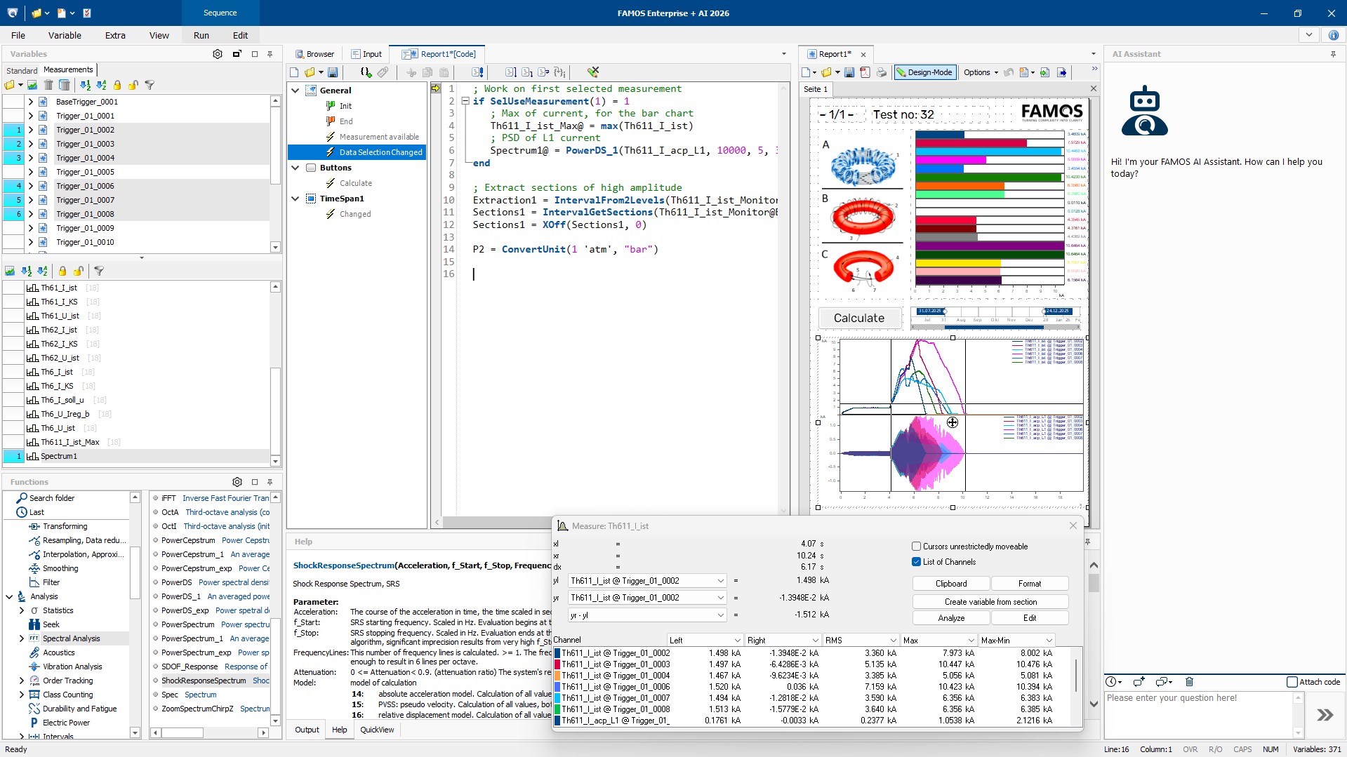 FAMOS +AI Analysis Suite