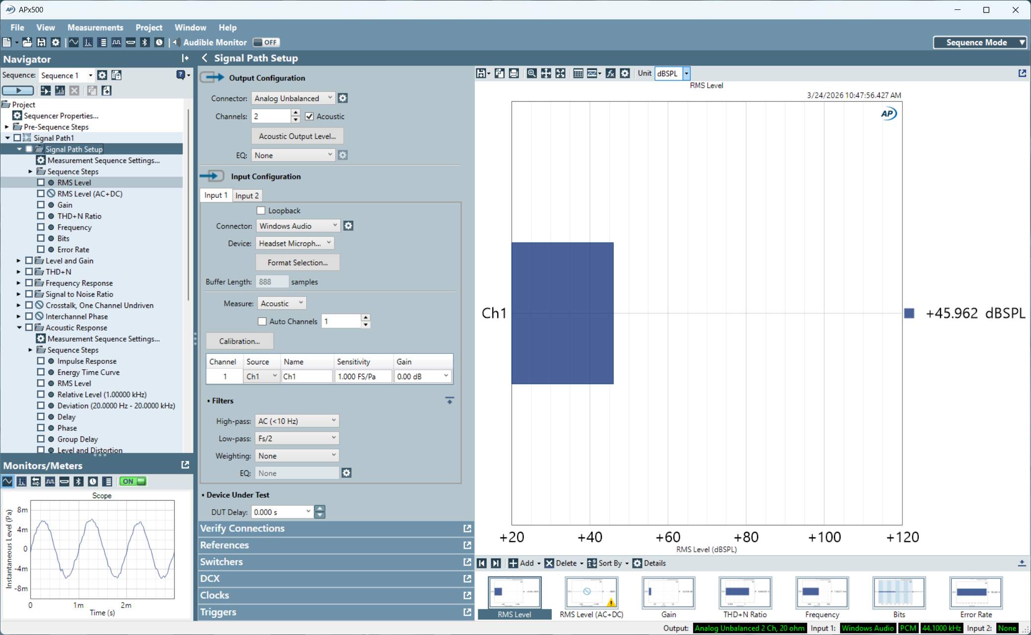 Control & Automation of Audio Data Acquisition Systems